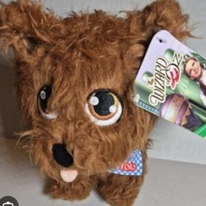 Toto-Inspired Brown Plush Dog Toy for Pets